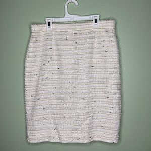 J.crew white skirt size 8